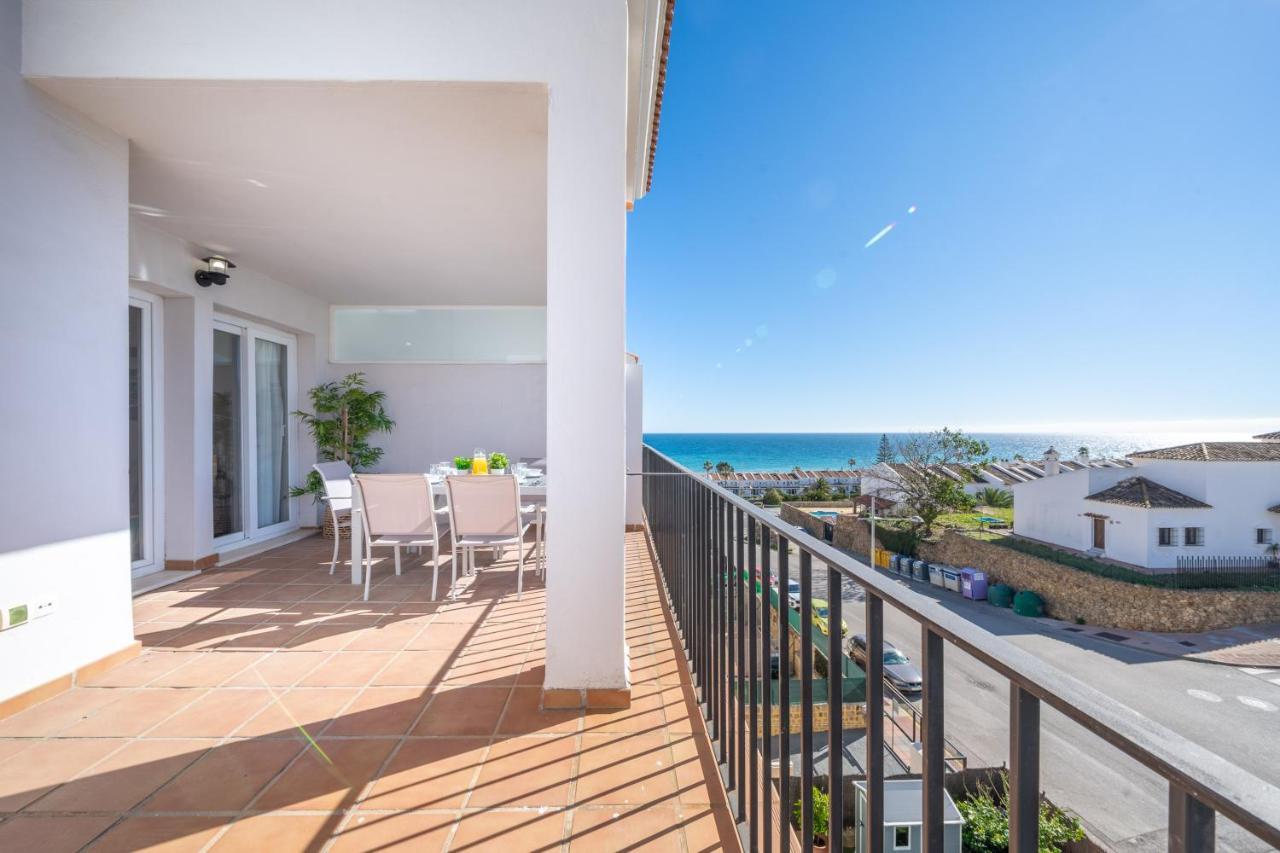 Apartamento Con Vistas Al Mar En Manilva Playa Exteriör bild